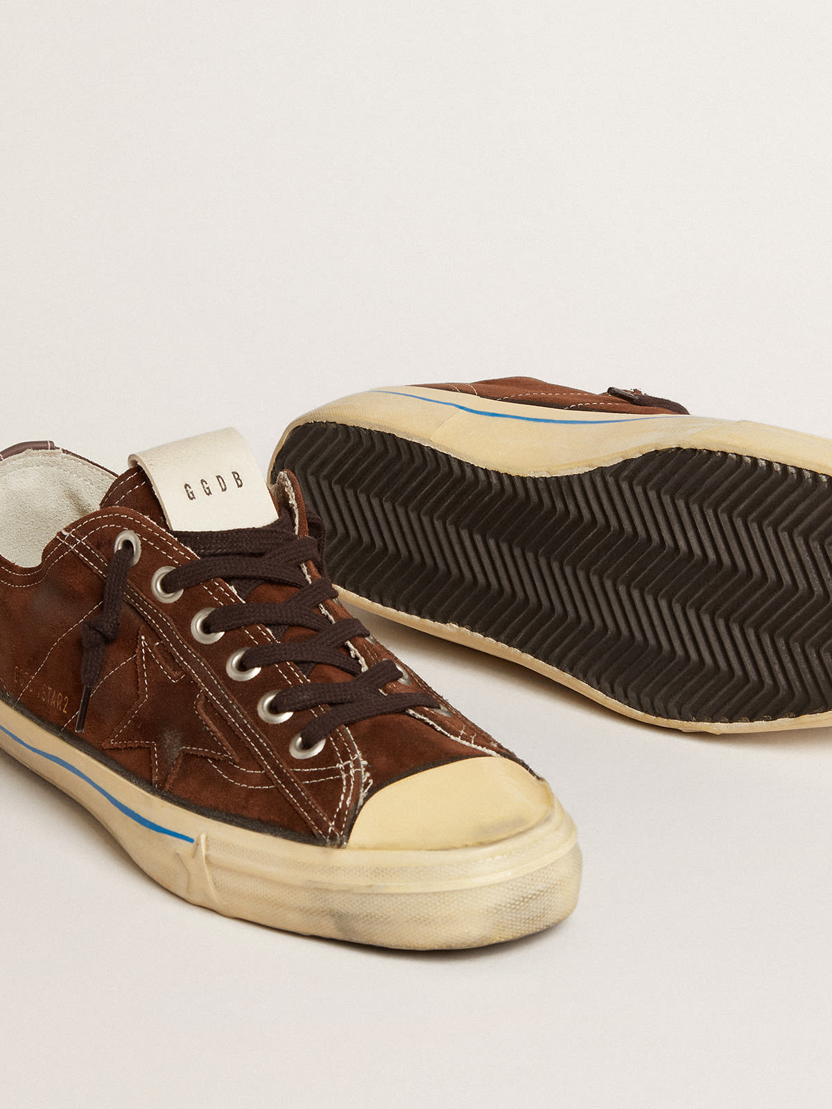 Women's V-Star LTD in suede with brown star